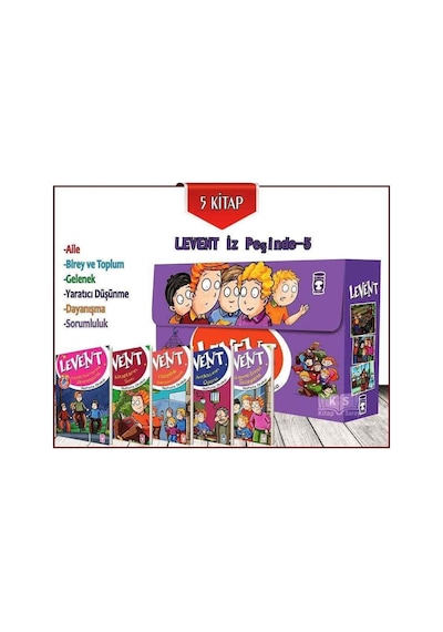 Timaş Çocuk Yayınları / Levent Iz Peşinde 5 / (5 Kitap) Mustafa
