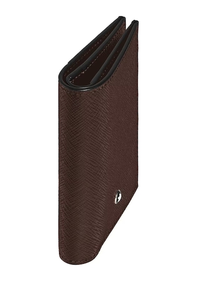 Montblanc Sartorial Deri 4 Bölmeli Mini Cüzdan 222989 Kahverengi