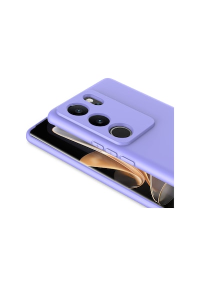 Vivo V29 5g Kılıf Yumuşak Silikon Kamera Korumalı Lansman Pazarplus Kırmızı