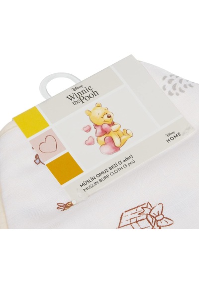 1500187701 Disney Winnie Pamuk Lisanslı Müslin Omuz Bezi, Çok Renkli