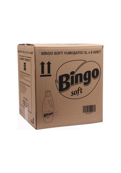 Bingo Soft Çamaşır Yumuşatıcısı Sensitive 6 x 3 L