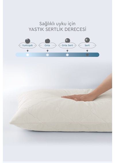 Yataş Vilnawashed Yün Yastık Beyaz 50 x 70 CM