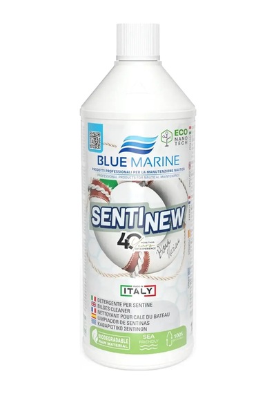 Blue Marine - Sentinew Sintine Temizleyici 1 Litre : Motor Ve Sintinelerdeki Yağ, Gres Ve Çamura Karşı Ferah Temizlik Gücü