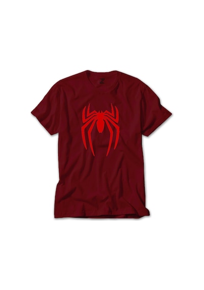 Spiderman Logo Kırmızı Tişört Kırmızı