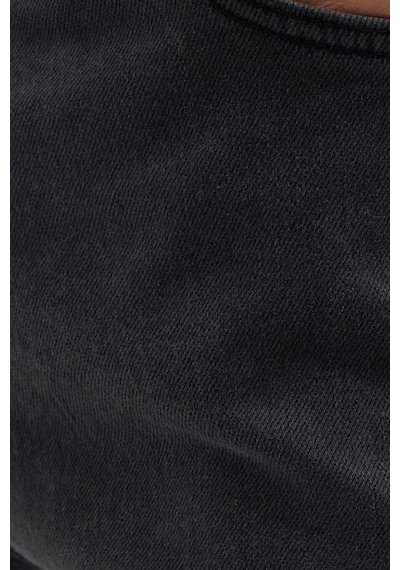 Tudors Erkek Regular Fit Bol Kesim Denim Yıkamalı Efektli Esnek Gri Jean Kot Pantolon-34494
