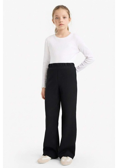 Defacto Kız Çocuk Slim Fit Dar Kesim Pantolon G5642a825wnbk81 Siyah-bk81