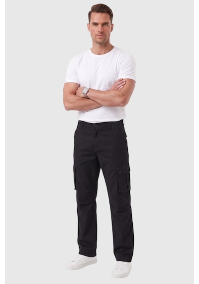 Rizzup Erkek Relaxed Fit Bol Kesim Likralı Siyah Outdoor Kargo Pantolon Çok Cepli Geniş Paça 1705421 Rizzup Erkek Relaxed Fit Bol Kesim Likralı Siyah Outdoor Kargo Pantolon Çok Cepli Geniş Paça 1705421