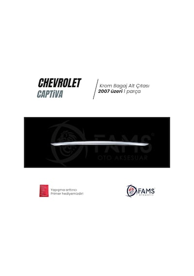 Chevrolet Captiva Krom Alt Bagaj Çıtası 2007 Üzeri P. Çelik