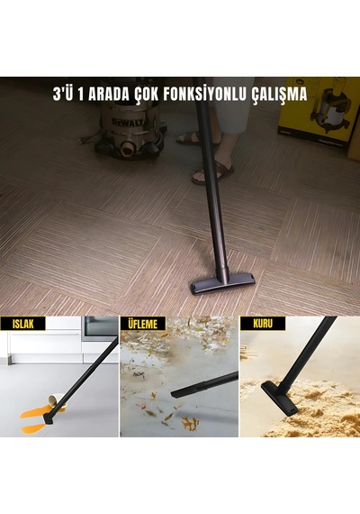 Dewalt Dxv50s 1300w 50lt Paslanmaz Islak Ve Kuru Elektrikli Süpürge