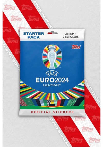 Almanya Euro 2024 Avrupa Şampiyonası Match Attax - Resmi Futbolcu Sticker Dergisi + 24 Adet Sticker