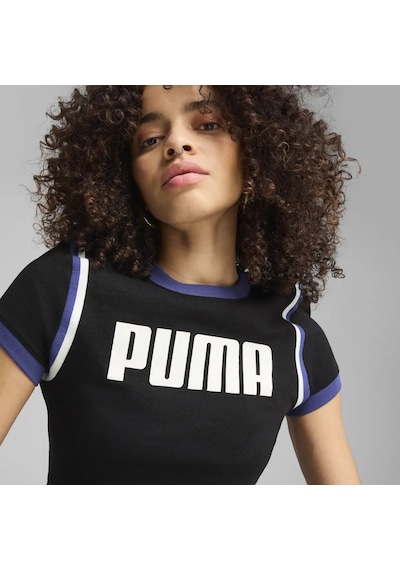 Puma Future.puma.archıve Baby Tee Siyah Kadın Crop