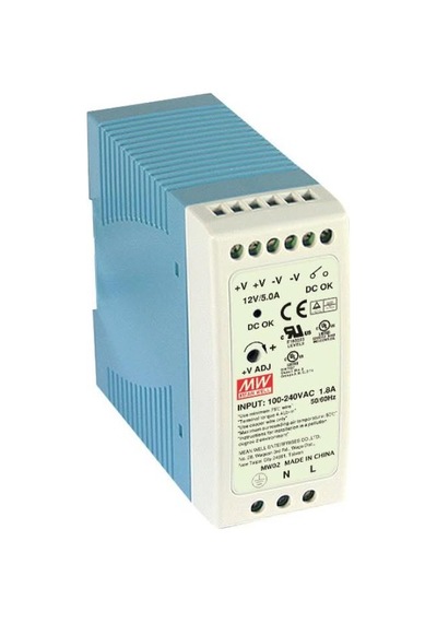 Meanwell Mdr-60-24 Ray Tipi Montaj Güç Kaynağı 24vdc 2.5a