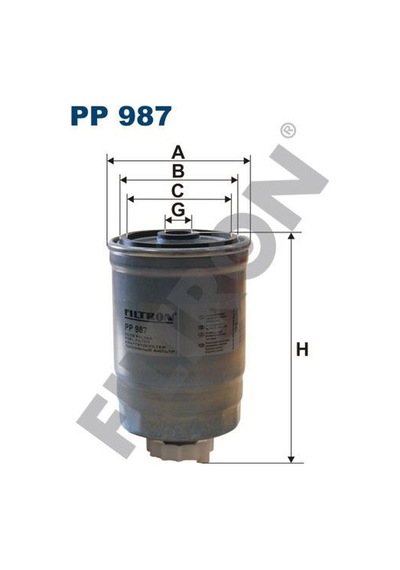 FILTRON PP987 YAKIT FİLTRESİ SAAB 9-5 1.9 TİD 150HP 10/05-