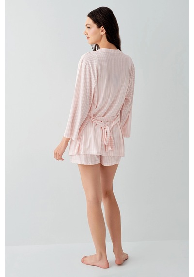 Angbutik Arnetta 3595-s Kadın 3'lü Takım PEMBE