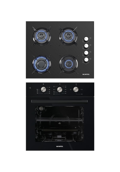 Kumtel KO - 40TAHDF + B66-S2 (MT) Siyah 2 Li Ankastre Set