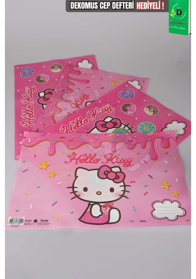 X Dekomus Lisanslı Hello Kitty 4 Adet Beslenme Örtüsü Diğer
