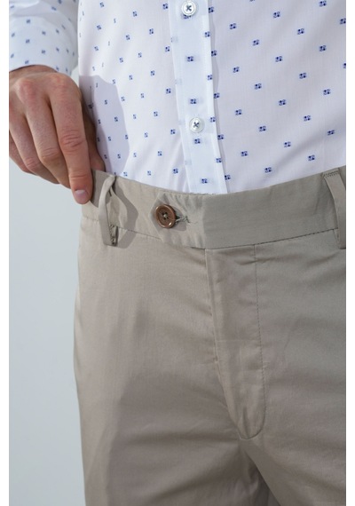 Bisse Bej Pamuklu 4 Cepli Erkek Basic Spor Pantolon Pns25y25105 07 Bej