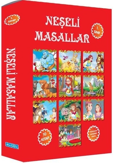 Neşeli Masallar Seti - 10 Kitap Takım- Parıltı Yayınları