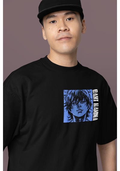 Baki Hanma Baki Wiki Revenge Believe Sırt Baskılı Unisex Oversize Siyah