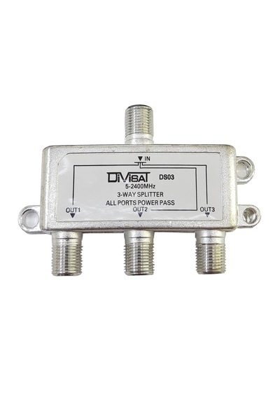 Divisat 1/3 Splitter 5-2400 1 Giriş 3 Çıkış Bölücü