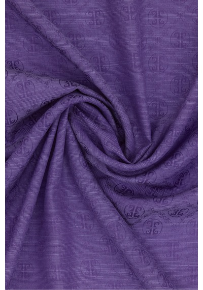 75x190 Cm K.pierre Cardin Logolu İpek Koton Jakar Etol Mor Mor
