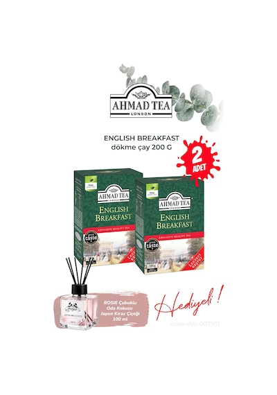 2 Paket Dökme Çay English Breakfast 200 G Ve Oda Kokusu