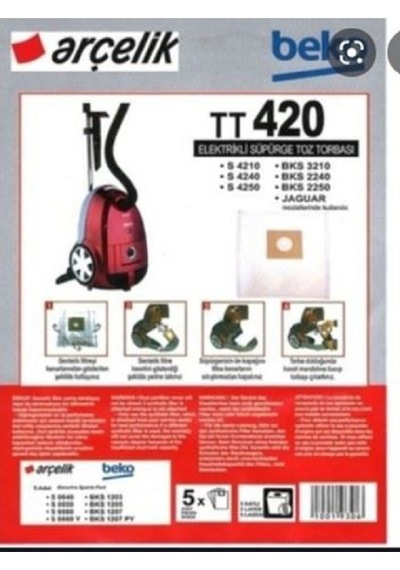 Toz Torbası Sms 5 Li Paket Tt420 Toz Torbası 25 Adet
