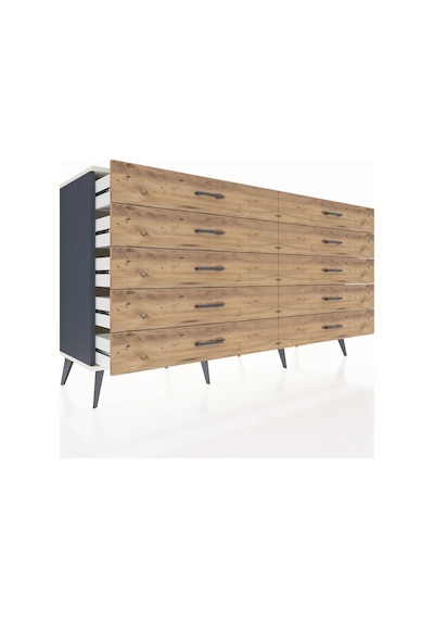 Hyperion Konsol 10 Çekmeceli 176x44x99 Antrasit-aytaşı/çam Antrasıt/aytası - Antrasıt Hyperion Konsol 10 Çekmeceli 176x44x99 Antrasit-aytaşı/çam Antrasıt/aytası - Antrasıt