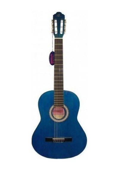 Barcelona Lc3900Bl Mavi Renk Tam Boy Klasik Gitar-Kılıf