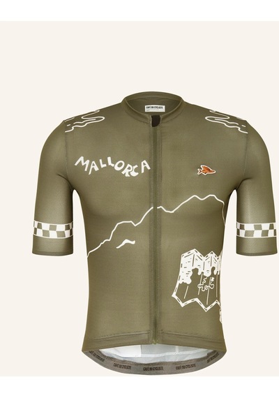 Cafe Du Cycliste Kadın Bisiklet Forması Sa Calobra Upf15 Haki