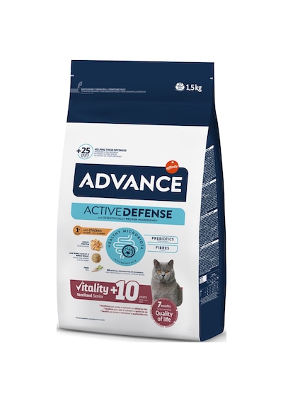 Advance - 187 - Cat Sterılızed+10 Senıor - Muratech - 1.5 Kg