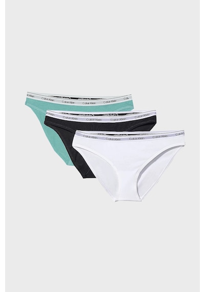 Calvin Klein Bayan Külot 000qd5207e Wac Siyah-beyaz-açık Mavi Siyah-beyaz-açık Mavi