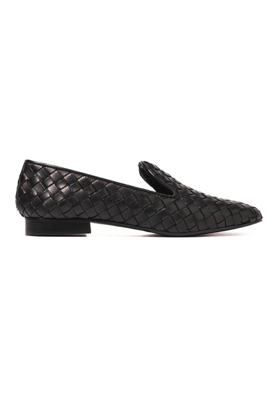 Napa Black C02 Oxford Klasik Kadın 279 21 V1 Chiara Bellini Napa Leather Napa Black C02