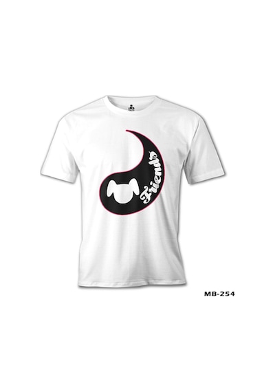 Best Friends - Köpek Beyaz Erkek Tshirt