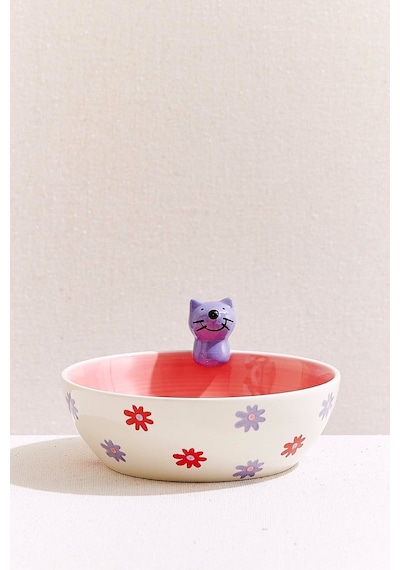 Pasabahce Playful Cat Seramik Kase - 1 Adet Çok Renkli