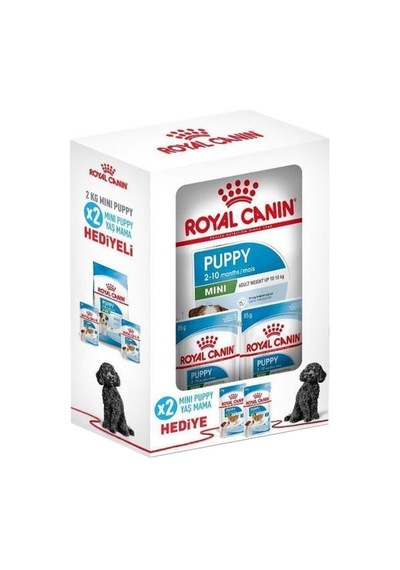 Royal Canin Mini Puppy Küçük Irk Yavru Köpek Maması 2 KG + Yaş Mama 2'li