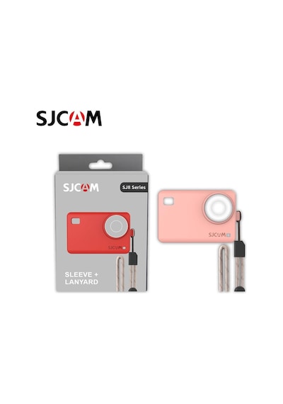 Sjcam Sj8 Aksiyon Kamera Serisi İçin Koruyucu Silikon Kılıf Pembe