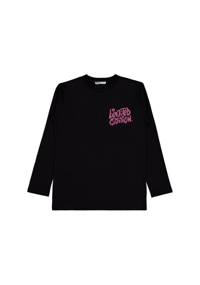 Civil Boys Limited Edition Baskılı 10-13 Yaş Sweatshirt - Siyah