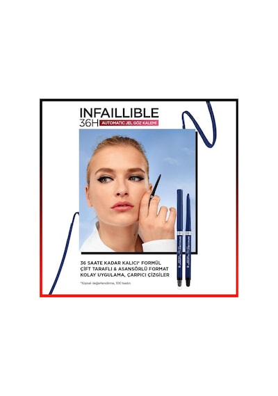 L'Oreal Paris Infaillible Automatic Jel Göz Kalemi Mavi