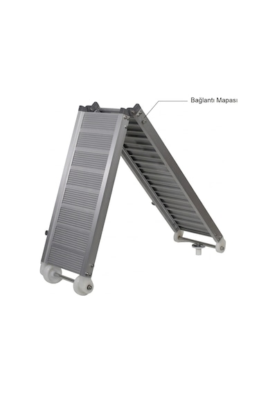 Sealux- Pasarella Tip 2K (Katlanır) Alüminyum (250x35 cm - 14.50 Kg): Montaj Ayağı ve Tutamak Dahil
