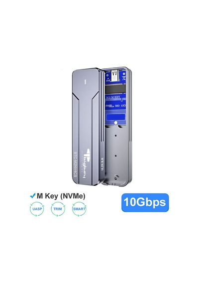 Bigboy Btc-m2nv4cs Usb 3.2 Gen2.2 Type C To Pcıe 4.0 Nvme M.2 22x80 Ssd Harddisk Kutusu