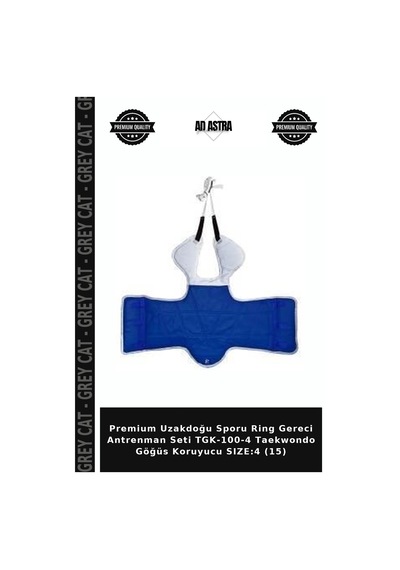 Premium Uzakdoğu Sporu Ring Gereci Antrenman Seti Tgk-100-4 Taekwondo Göğüs Koruyucu Sıze:4 15 Çok Renkli