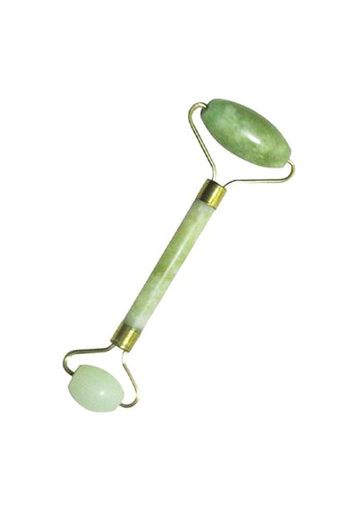 Yeşim Taşı Yüz Masaj Roller . Doğal Çift Taraflı Yeşim Taşı Masaj