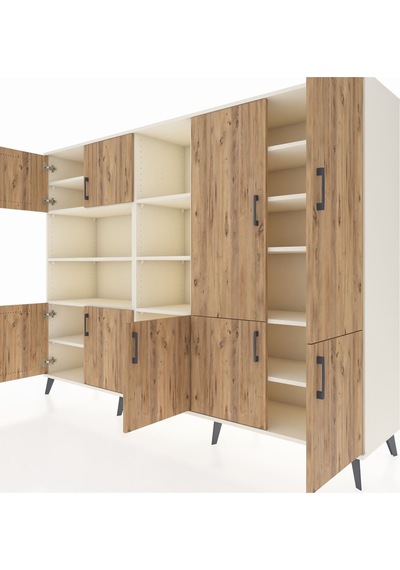 Hyperion Dolap 14 Raflı 9 Kapaklı 220x44x163 Aytaşı-çam/aytaşı Atlas Çam/aytası - Aytası Hyperion Dolap 14 Raflı 9 Kapaklı 220x44x163 Aytaşı-çam/aytaşı Atlas Çam/aytası - Aytası