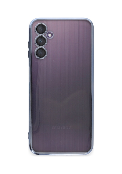 Samsung Galaxy A14 4g Uyumlu Kılıf Lensli Silikon - Açık Mavi