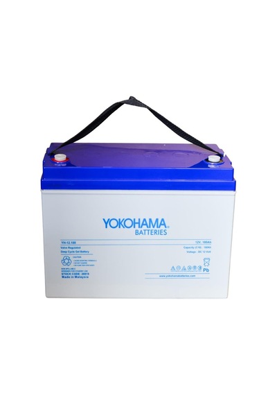 Yokohama Yh-26919 12v 100ah Tam Bakımsız Deep Cycle Jel Akü 330x172x218mm Yeni Tarihli Taze Akü