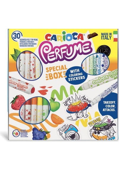 Carioca Perfume Special Kokulu Keçeli Boya Kalemi 30'Lu Özel Set
