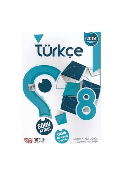 8. Sınıf Türkçe Soru Kitabı - Gökmen Yamaner - Nitelik Yayınları