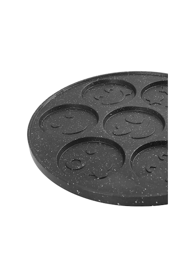 Granit Yüz Emojili Pankek Tava, Gülenyüz Emojili Pankek Tavası 28 Cm