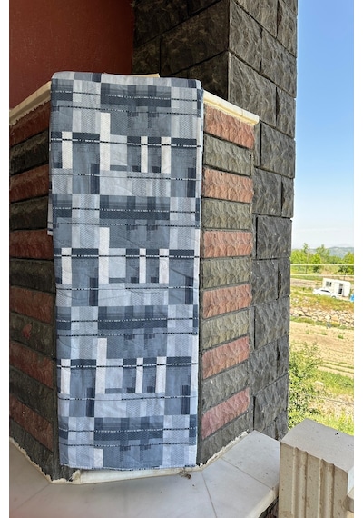 Sofline Çift Kişilik Çok Amaçlı Pike, Yazlık Pike, Desenli Pike, Yatak Örtüsü Pike 195x220cm Mavi